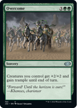 Overcome single card from Magic the Gathering