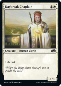 Daybreak Chaplain single card from Magic the Gathering