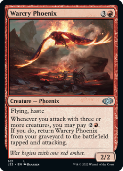 Warcry Phoenix single card from Magic the Gathering