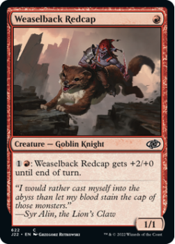Weaselback Redcap single card from Magic the Gathering