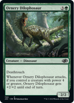 Ornery Dilophosaur single card from Magic the Gathering