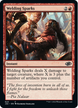 Welding Sparks single card from Magic the Gathering