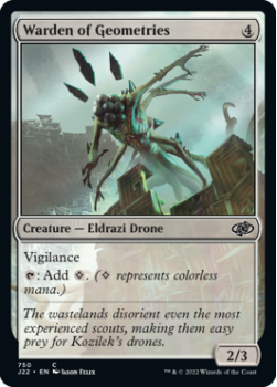 Warden of Geometries single card from Magic the Gathering