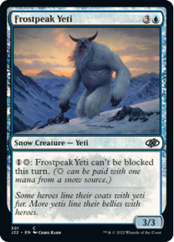Frostpeak Yeti single card from Magic the Gathering