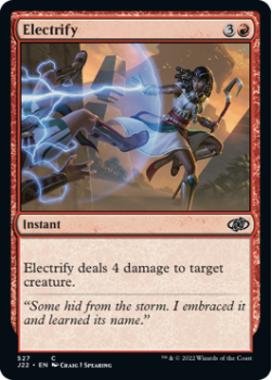 Electrify single card from Magic the Gathering