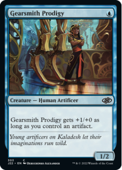 Gearsmith Prodigy single card from Magic the Gathering