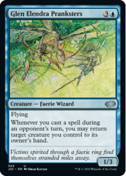Glen Elendra Pranksters single card from Magic the Gathering