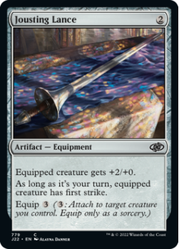 Jousting Lance single card from Magic the Gathering