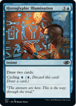Hieroglyphic Illumination single card from Magic the Gathering