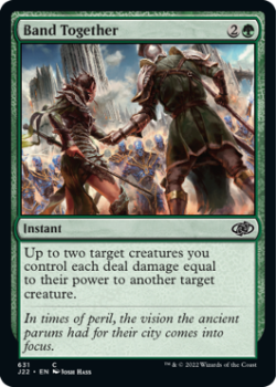 Band Together single card from Magic the Gathering