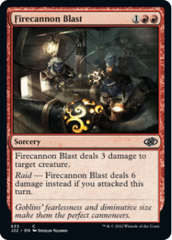Firecannon Blast single card from Magic the Gathering