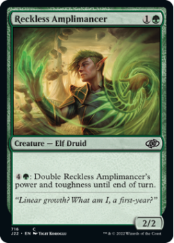 Reckless Amplimancer single card from Magic the Gathering