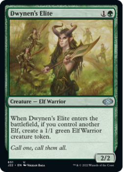 Dwynen's Elite single card from Magic the Gathering