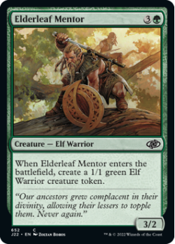 Elderleaf Mentor single card from Magic the Gathering