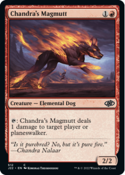 Chandra's Magmutt single card from Magic the Gathering