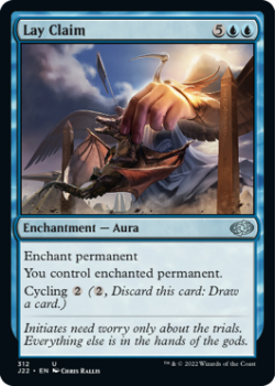 Lay Claim single card from Magic the Gathering