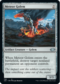 Meteor Golem single card from Magic the Gathering