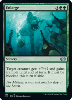 Enlarge single card from Magic the Gathering