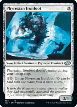 Phyrexian Ironfoot single card from Magic the Gathering