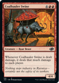 Coalhauler Swine single card from Magic the Gathering