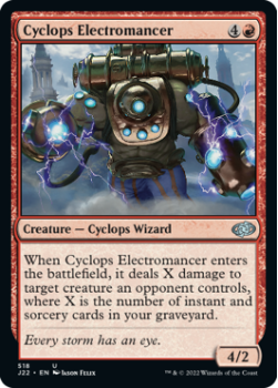 Cyclops Electromancer single card from Magic the Gathering