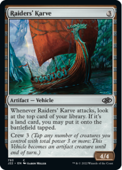 Raiders' Karve single card from Magic the Gathering