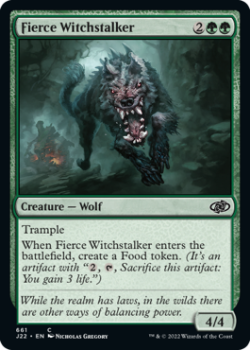 Fierce Witchstalker single card from Magic the Gathering