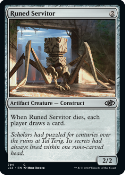 Runed Servitor single card from Magic the Gathering