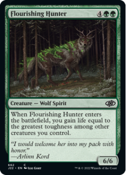 Flourishing Hunter single card from Magic the Gathering
