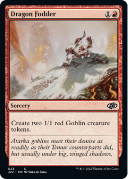 Dragon Fodder single card from Magic the Gathering