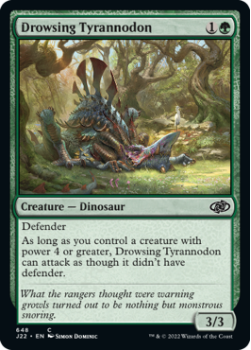 Drowsing Tyrannodon single card from Magic the Gathering