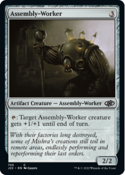 Assembly-Worker single card from Magic the Gathering