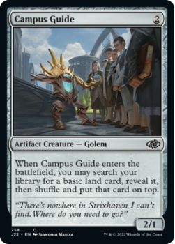Campus Guide single card from Magic the Gathering