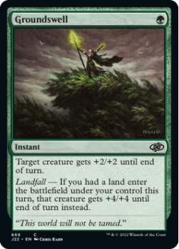Groundswell single card from Magic the Gathering