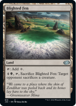 Blighted Fen single card from Magic the Gathering