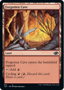 Forgotten Cave single card from Magic the Gathering