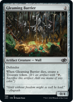 Gleaming Barrier single card from Magic the Gathering