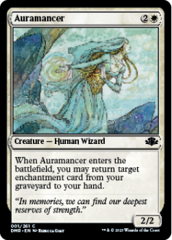 Auramancer single card from Magic the Gathering