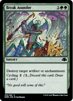 Break Asunder single card from Magic the Gathering