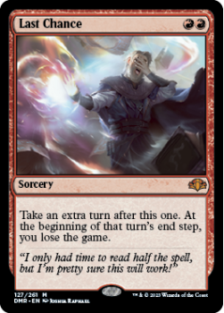 Last Chance single card from Magic the Gathering