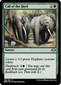 Call of the Herd single card from Magic the Gathering