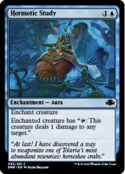 Hermetic Study single card from Magic the Gathering