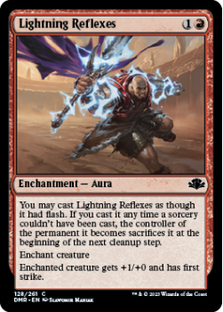 Lightning Reflexes single card from Magic the Gathering