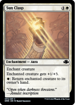 Sun Clasp single card from Magic the Gathering