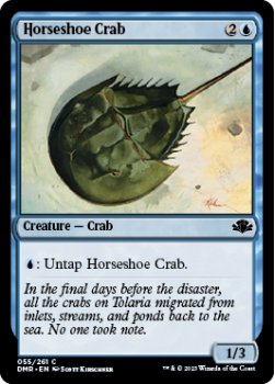 Horseshoe Crab single card from Magic the Gathering