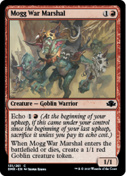 Mogg War Marshal single card from Magic the Gathering