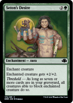 Seton's Desire single card from Magic the Gathering