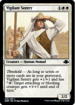 Vigilant Sentry single card from Magic the Gathering