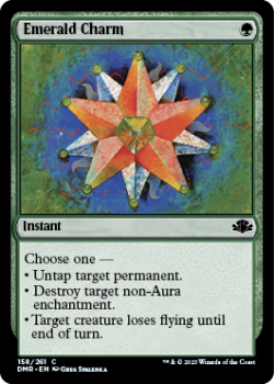 Emerald Charm single card from Magic the Gathering