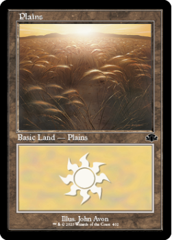 Plains single card from Magic the Gathering
